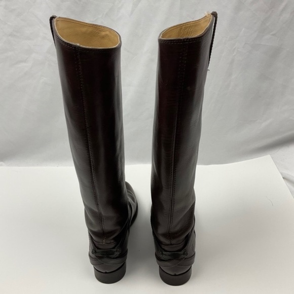 Frye Womens Lindsey Plate Tall Riding Boots Brown 6.5 - Picture 7 of 15